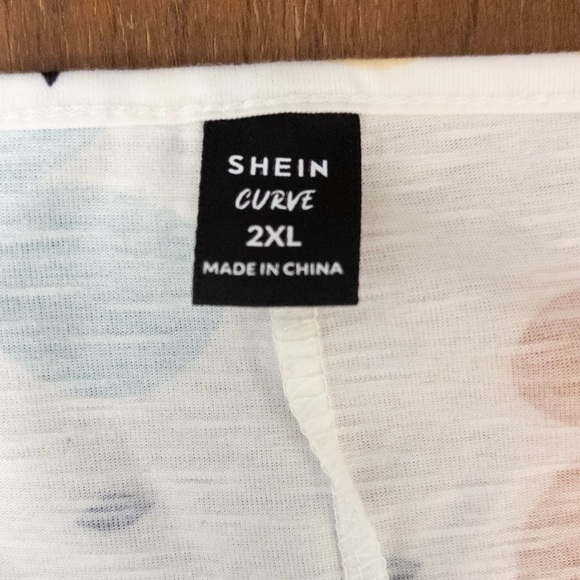 SHEIN Multicolor Floral Ruffle Blouse - Picture 3 of 6